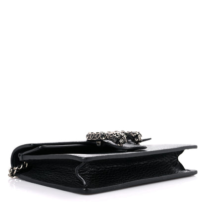 Gucci Calfskin Super Mini Dionysus Shoulder Bag Black 4 of 11