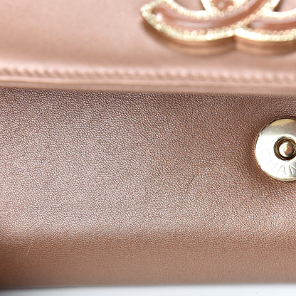 Chanel Metallic Calfskin CC Small Flap Bronze 11 of 16