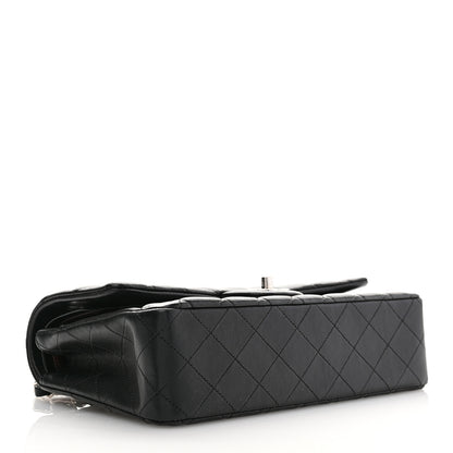 Chanel Lambskin Quilted Medium Double Flap Black 4 of 12