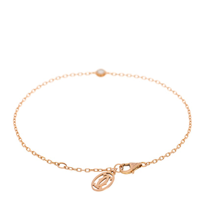 Cartier 18K Pink Gold Diamond SM D'Amour Bracelet 2 of 3