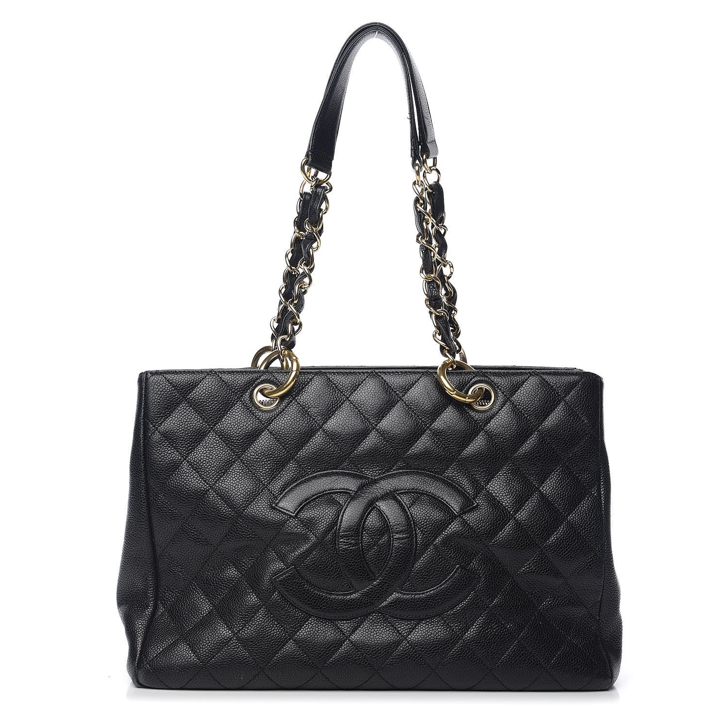 Chanel Caviar Quilted Grand Shopping Tote GST Black 1 of 10