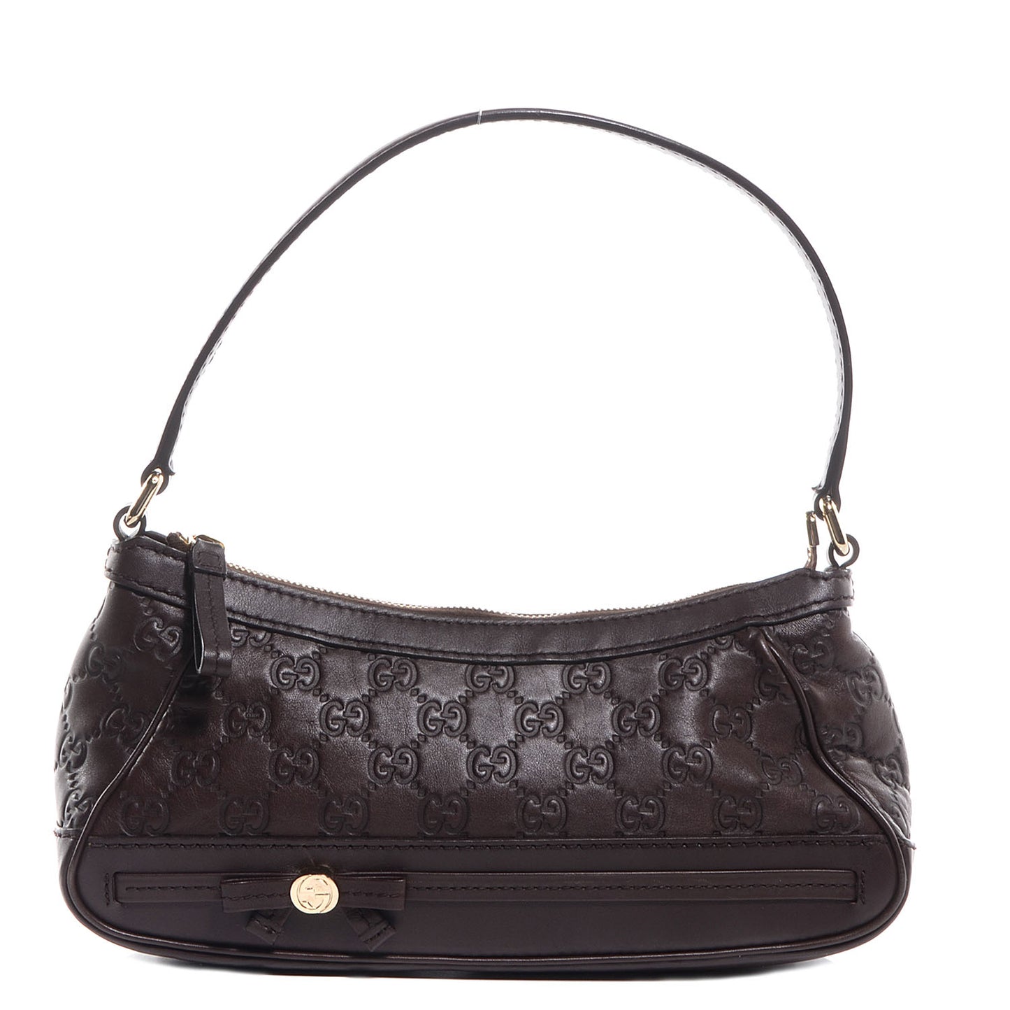 Guccissima Small Mayfair Shoulder Bag Brown
