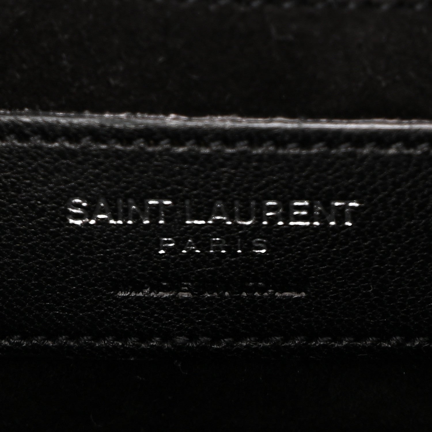 Saint Laurent Calfskin Fringe Baby Snake Monogram Satchel Black 6 of 10