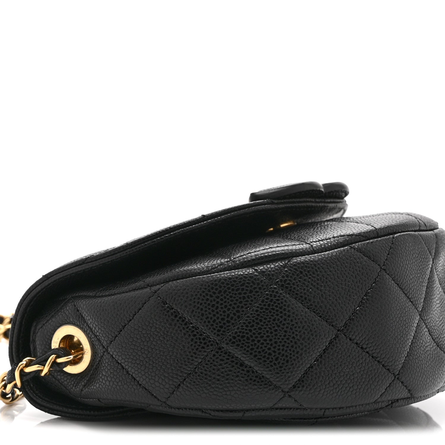 Chanel Caviar Quilted Mini Messenger Flap Black 9 of 10