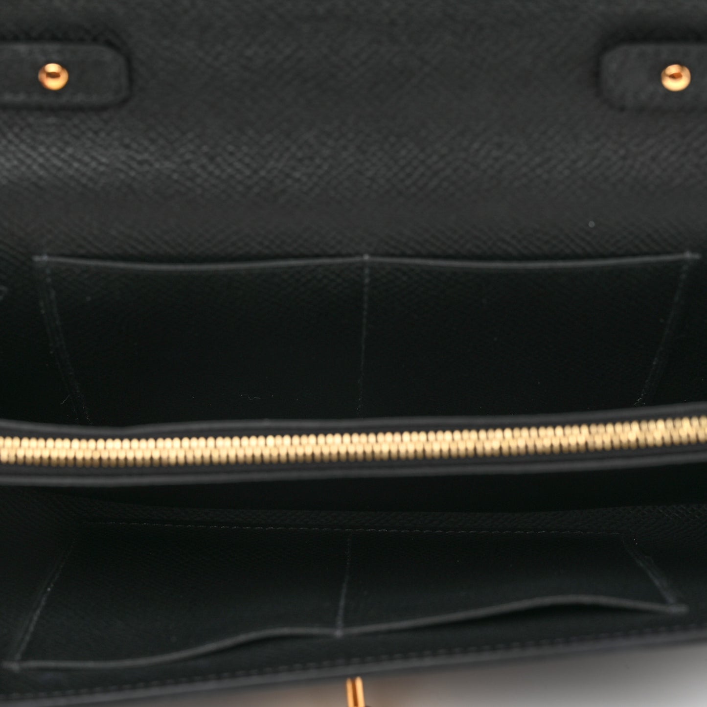Epsom Matte Alligator Touch Kelly Wallet To Go Black