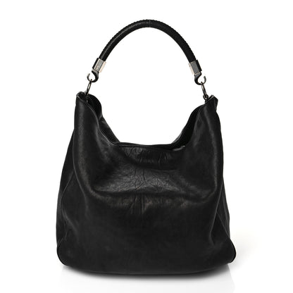 Saint Laurent Stingray Embossed Large Roady Hobo Black 1 of 10