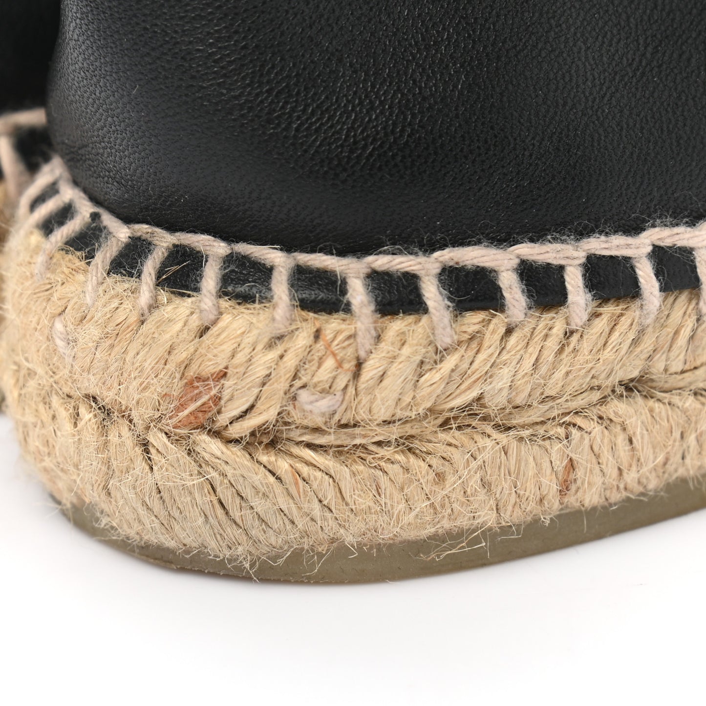 Lambskin CC Espadrilles 40 Black