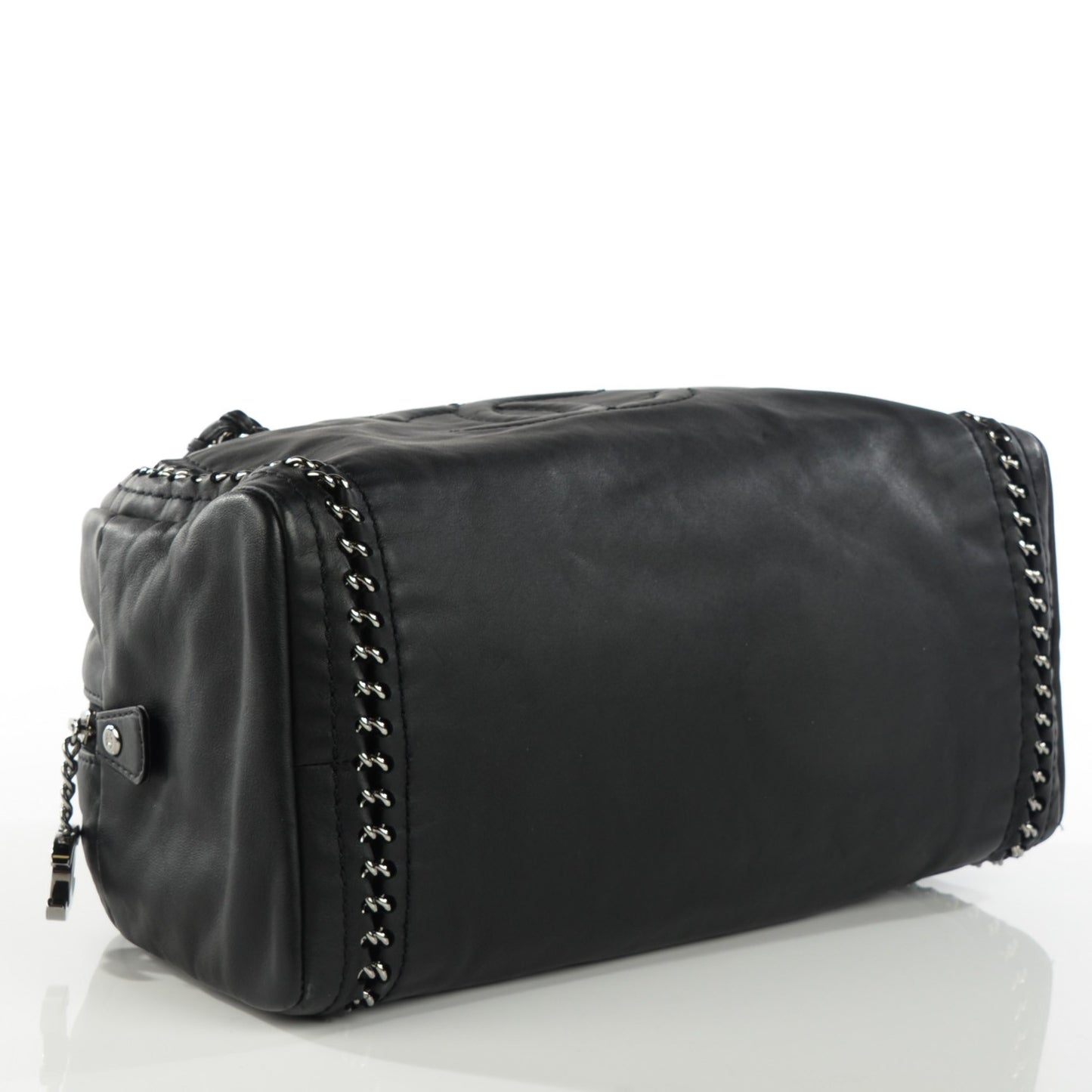 Smooth Calfskin Medium Luxe Ligne Bowler Black