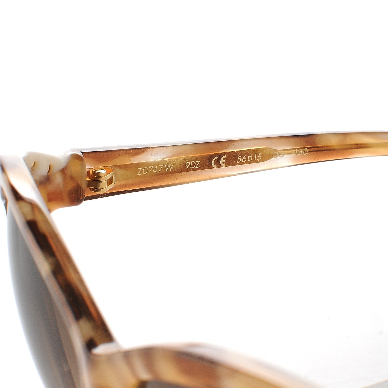 Louis Vuitton Ivy Cat Sunglasses Z0747W Honey Tortoise 6 of 9