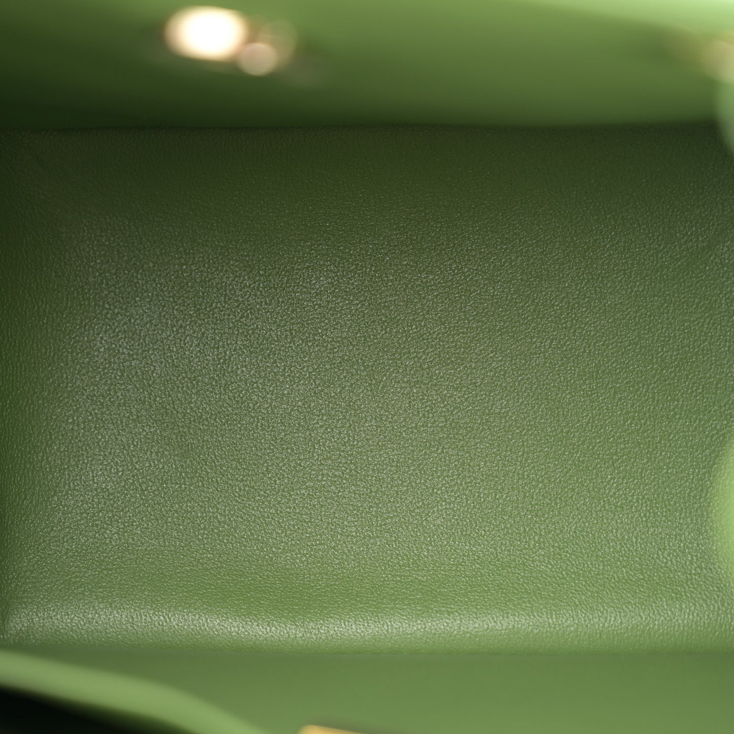 Caviar Quilted Mini Bucket Bag Green