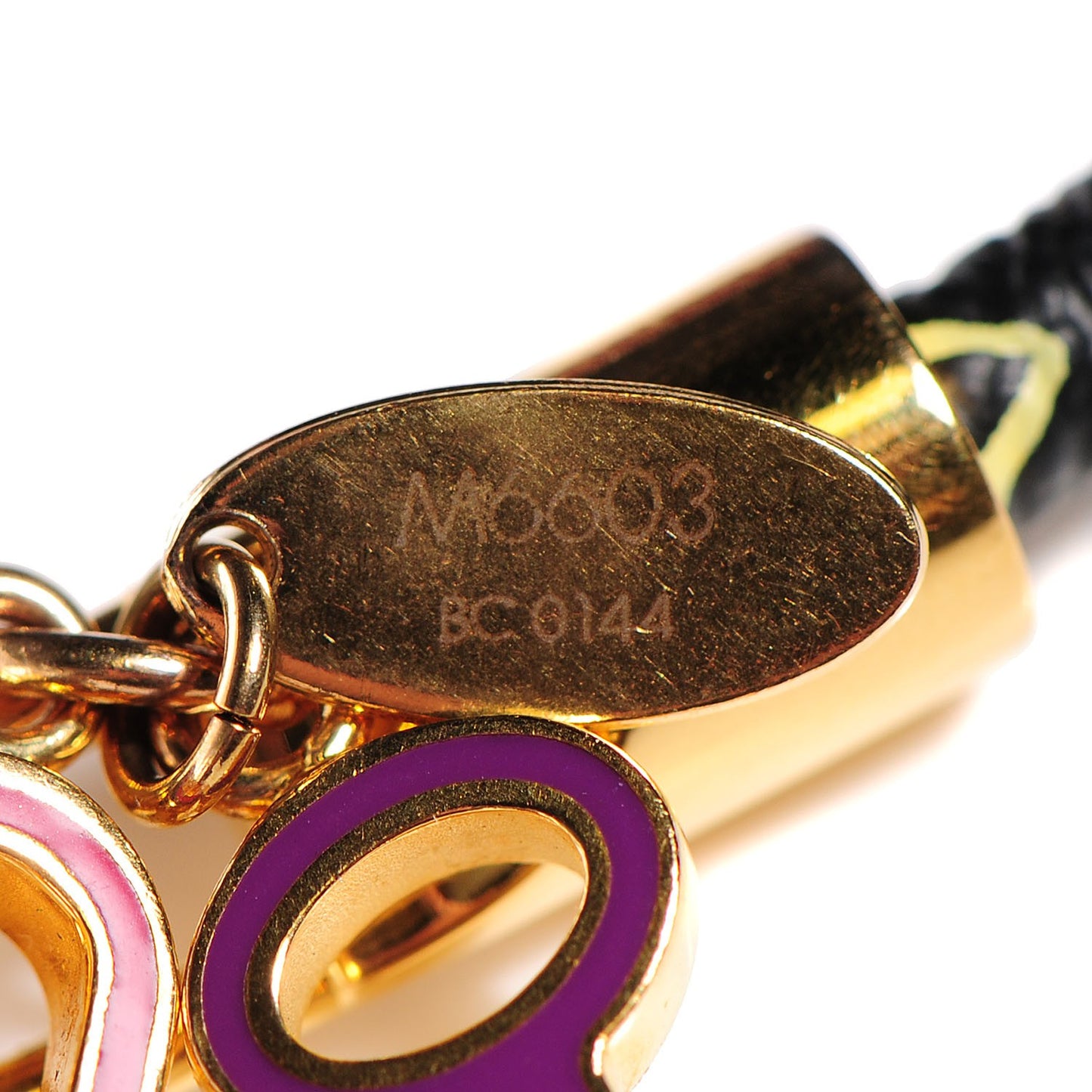 Monogram Multicolor Luck It Bracelet 19 Black