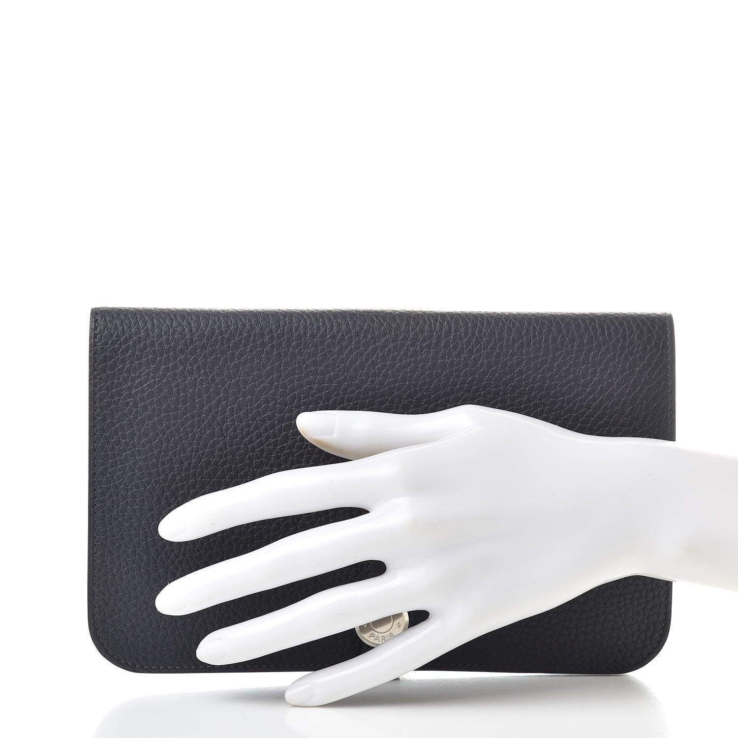 Hermes Togo Dogon Duo Wallet Bleu Nuit 2 of 11