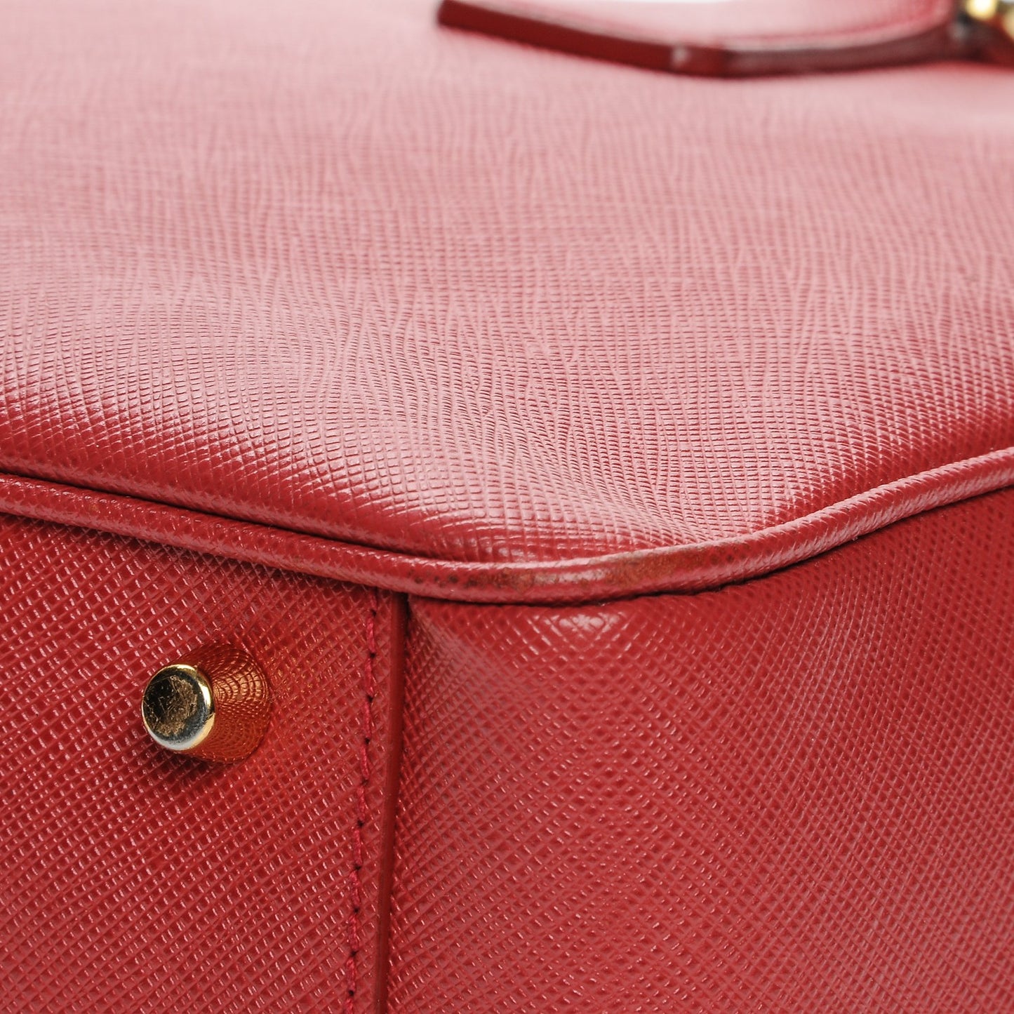 Saffiano Lux Bowler Fuoco