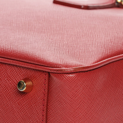 Prada Saffiano Lux Bowler Fuoco 10 of 12