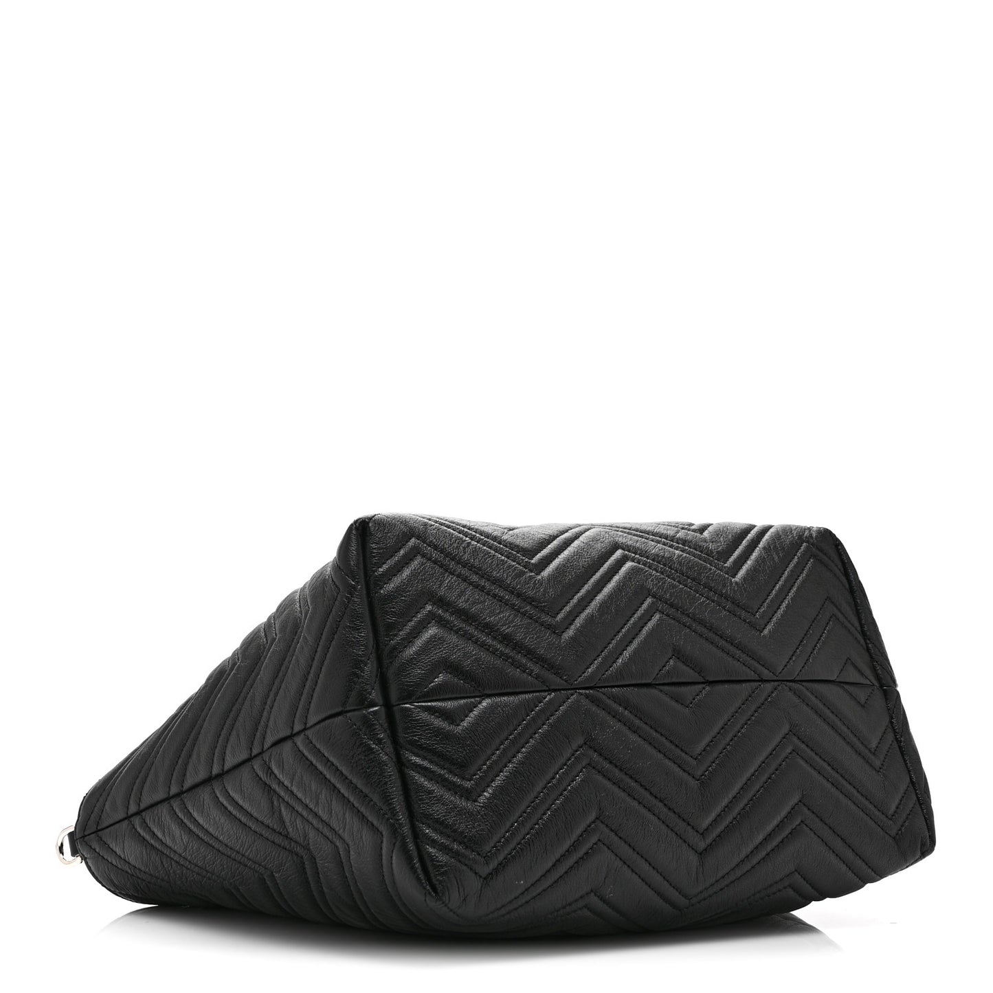 Soft Calfskin Matelasse Medium GG Marmont Tote Bag Black