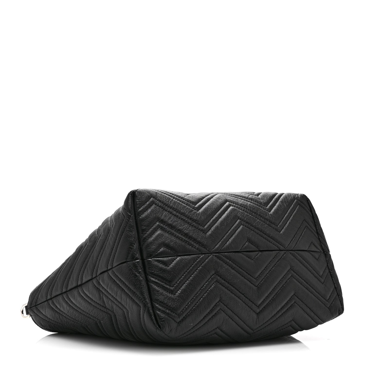Gucci Soft Calfskin Matelasse Medium GG Marmont Tote Bag Black 5 of 11