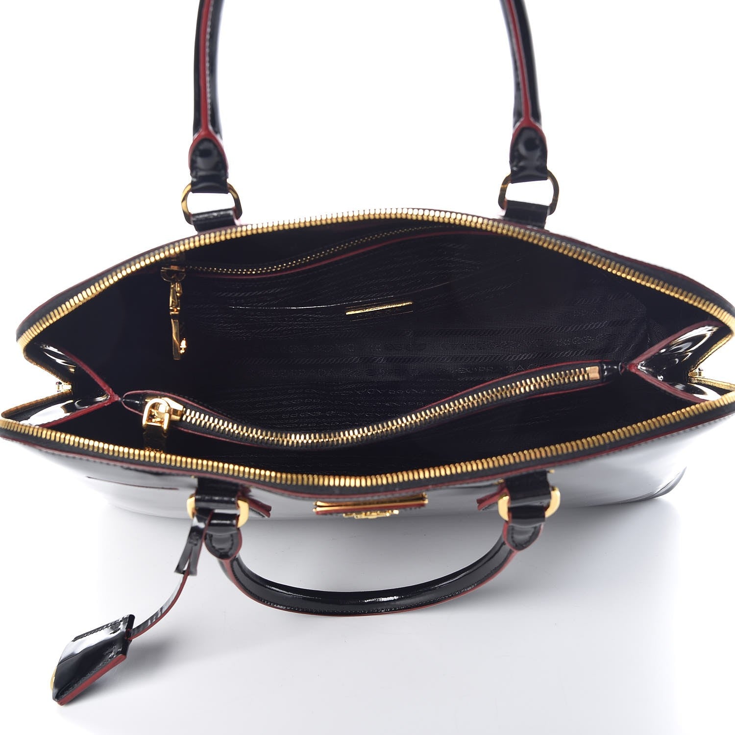Prada Spazzolato Large Promenade Tote Black 5 of 9