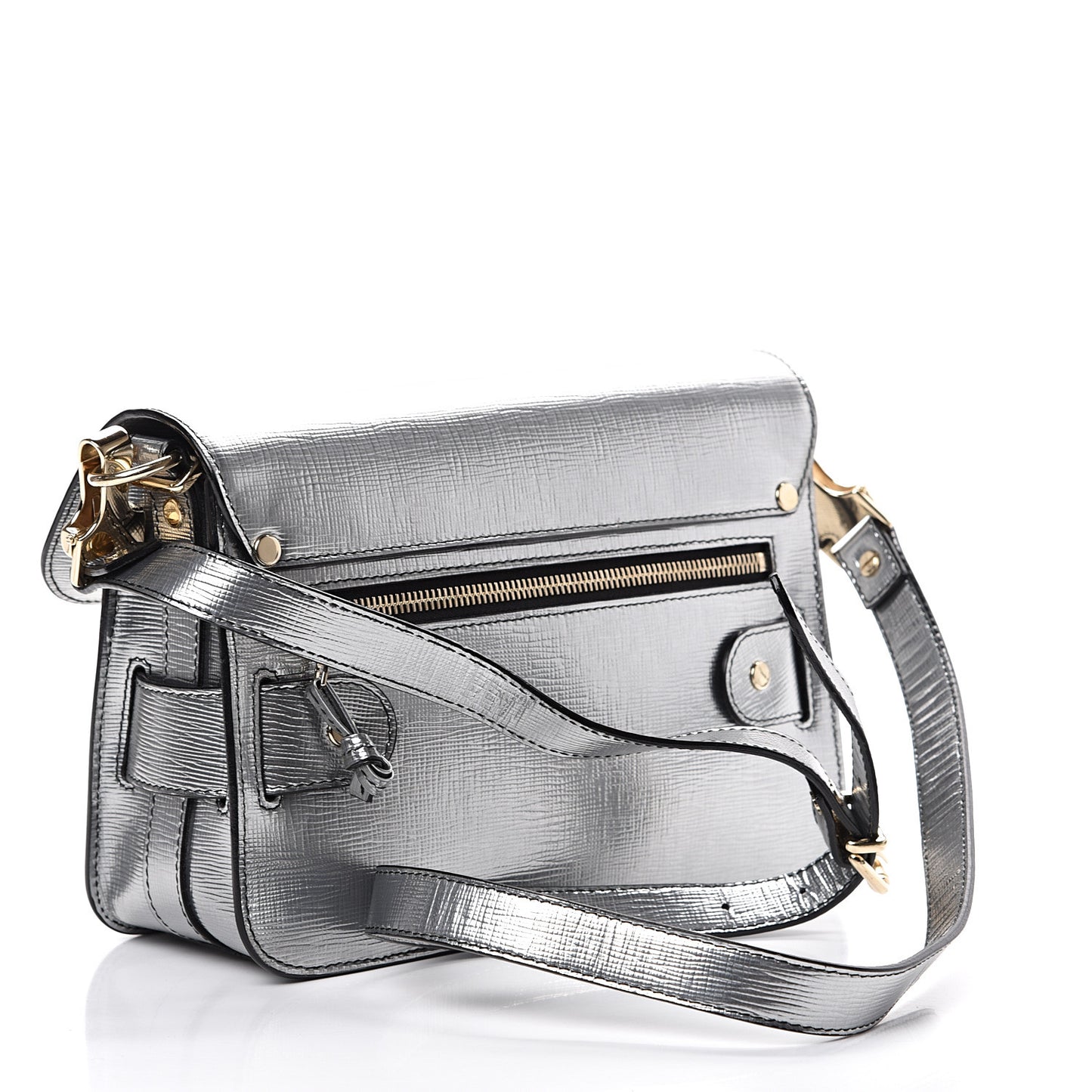 New Linosa Mini PS11 Classic Shoulder Bag Silver