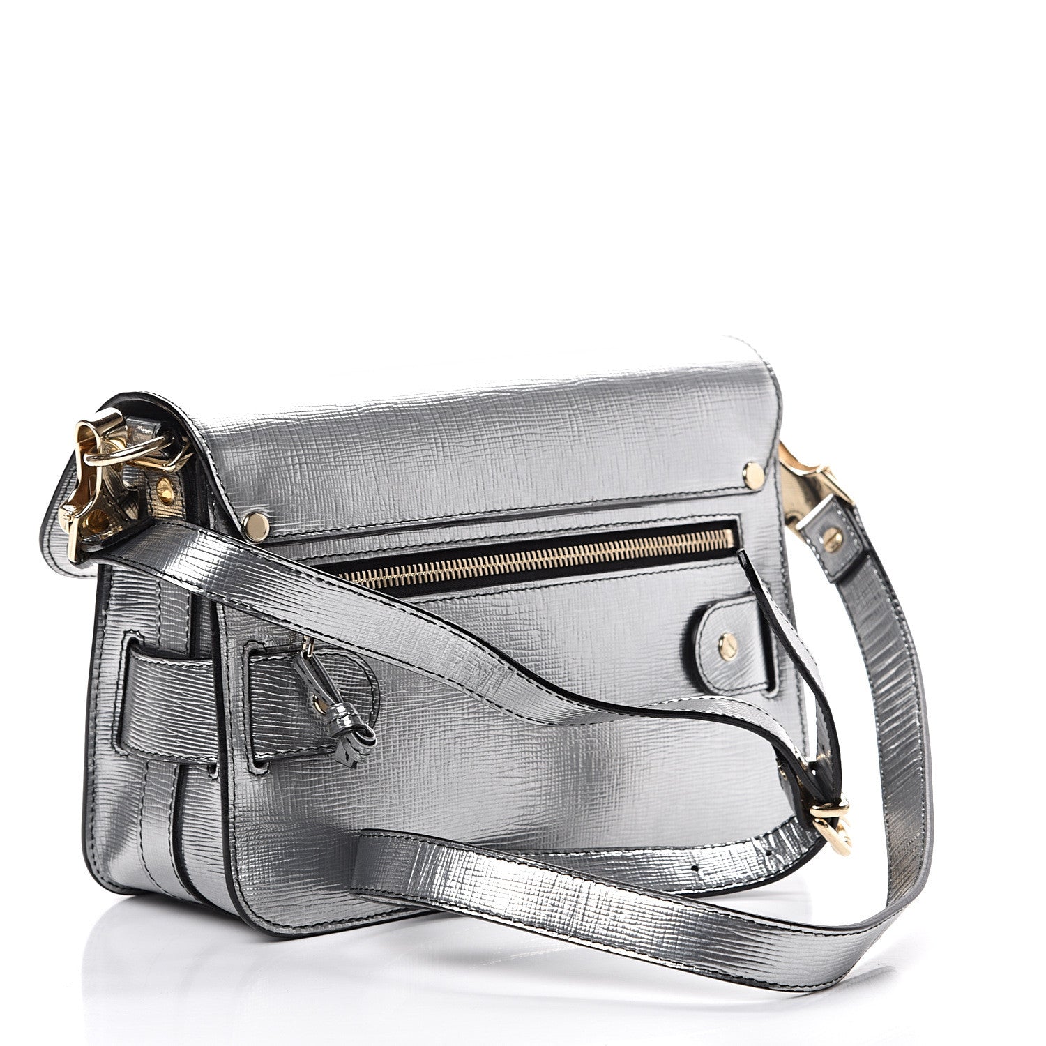 Proenza Schouler New Linosa Mini PS11 Classic Shoulder Bag Silver 2 of 10