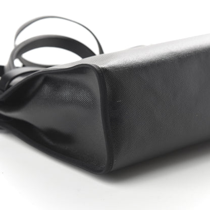 Hermes Toile H Berline Vache Hunter Herbag Zip PM 31 Black Ecru 6 of 9