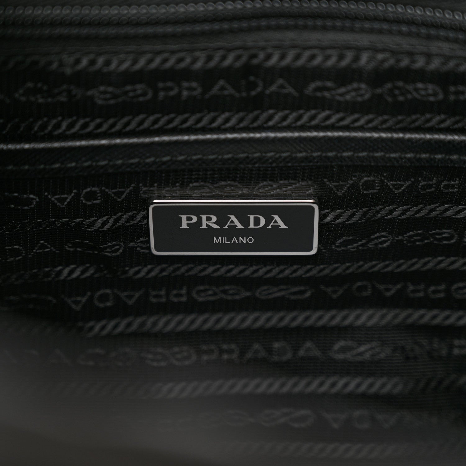 Prada Tessuto Nylon Saffiano Small Backpack Black 6 of 11