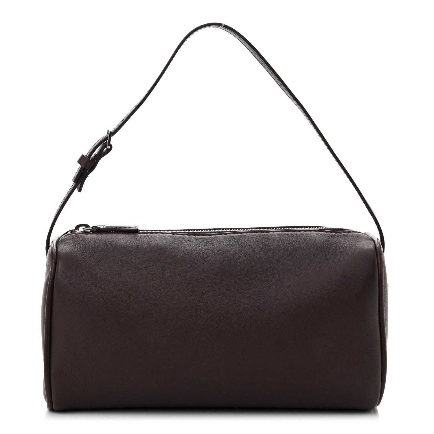 The Row Calfskin 90's Bag Eggplant 1 of 9