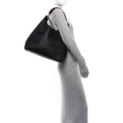 Louis Vuitton Mahina Carmel Hobo Black 2 of 11