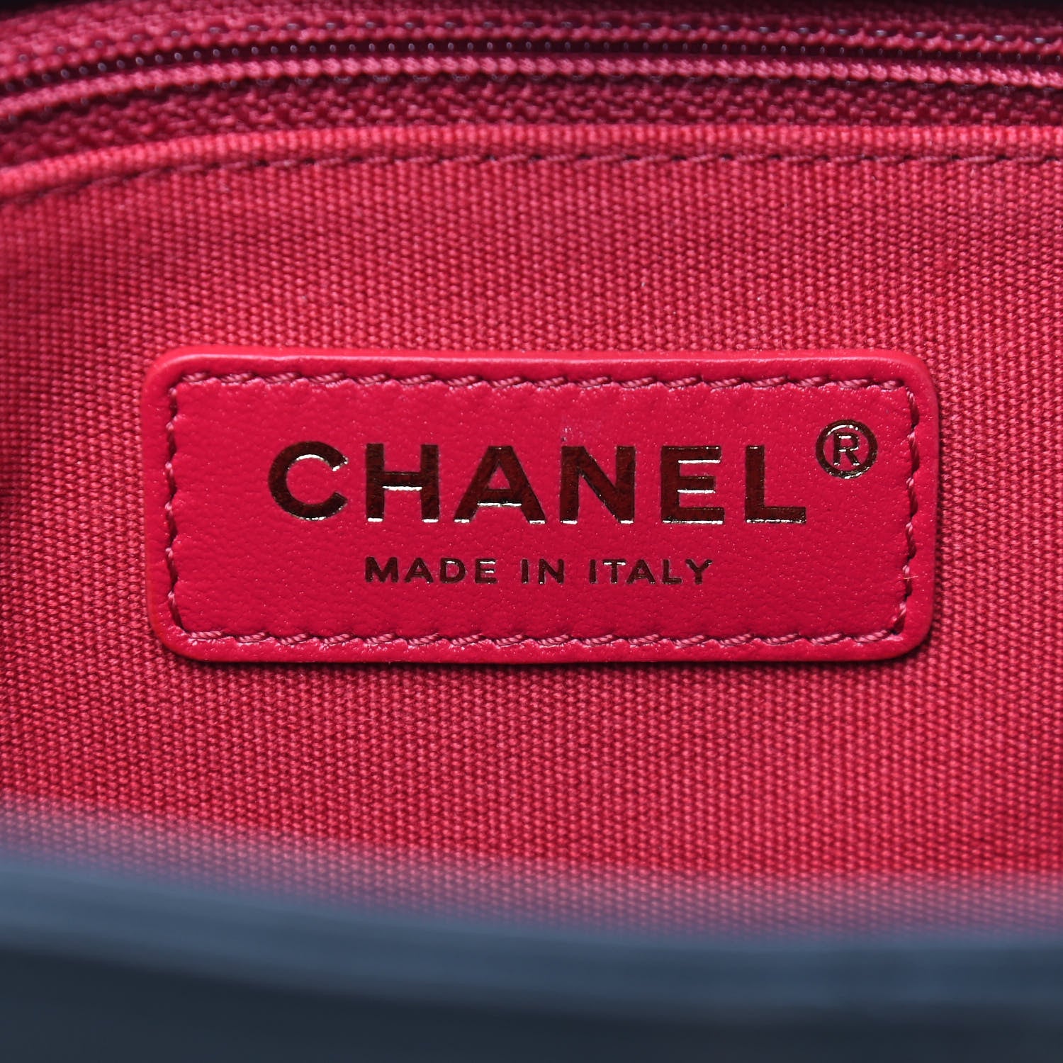 Chanel Calfskin Stitched Small Shopping Tote Black 6 of 9