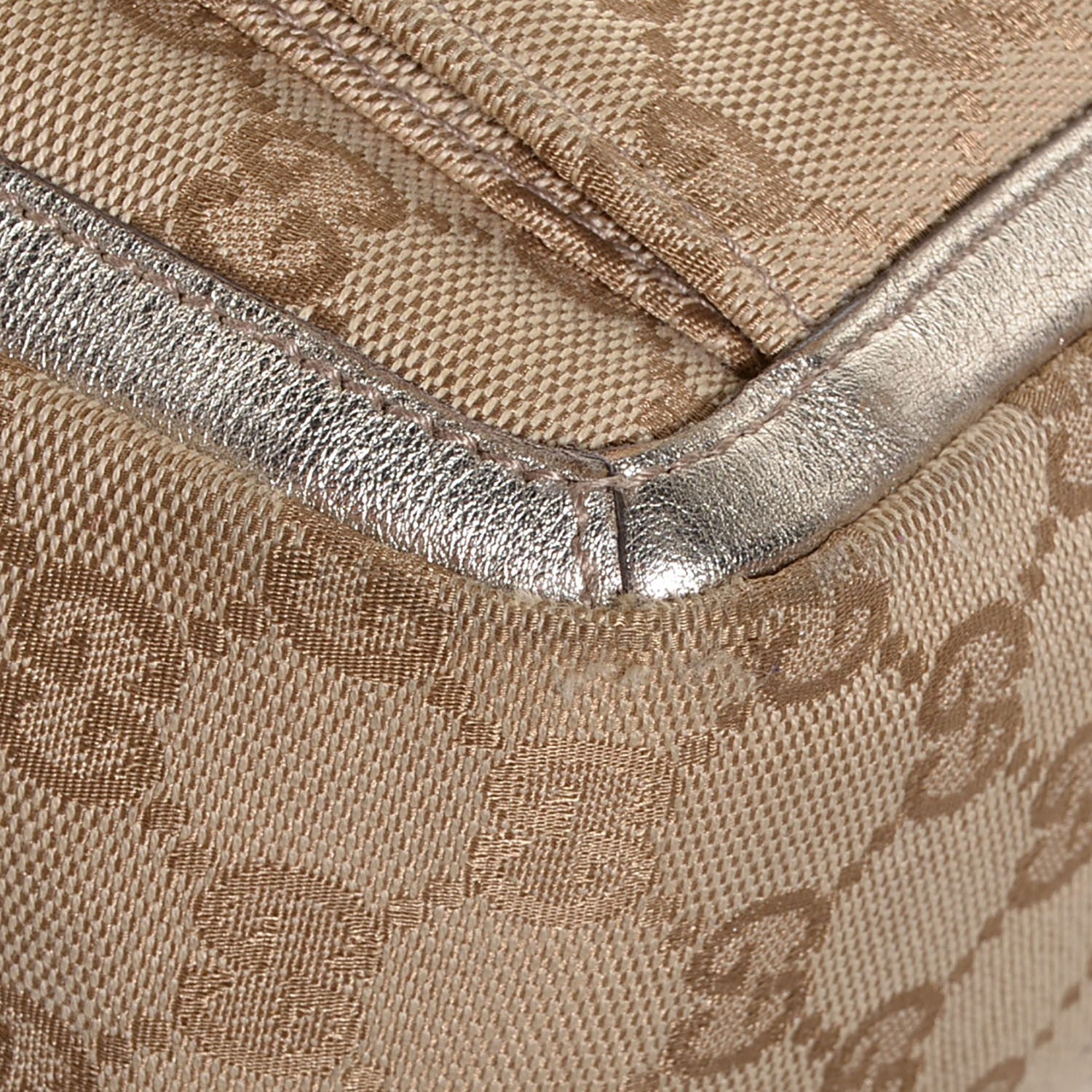 Gucci Monogram Abbey Tote Silver 5 of 8