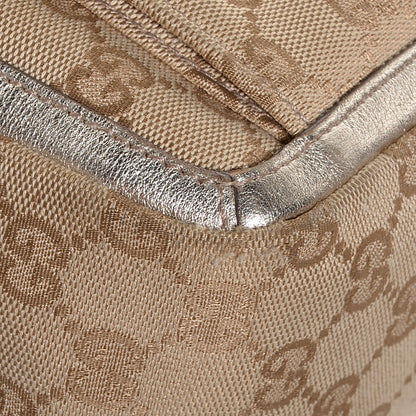 Gucci Monogram Abbey Tote Silver 5 of 8
