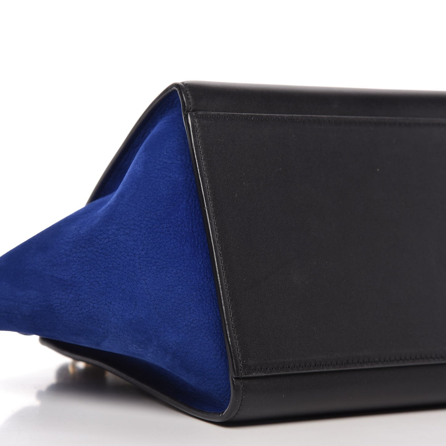 Bullhide Calfskin Nubuck Small Tri-Color Trapeze Coffee