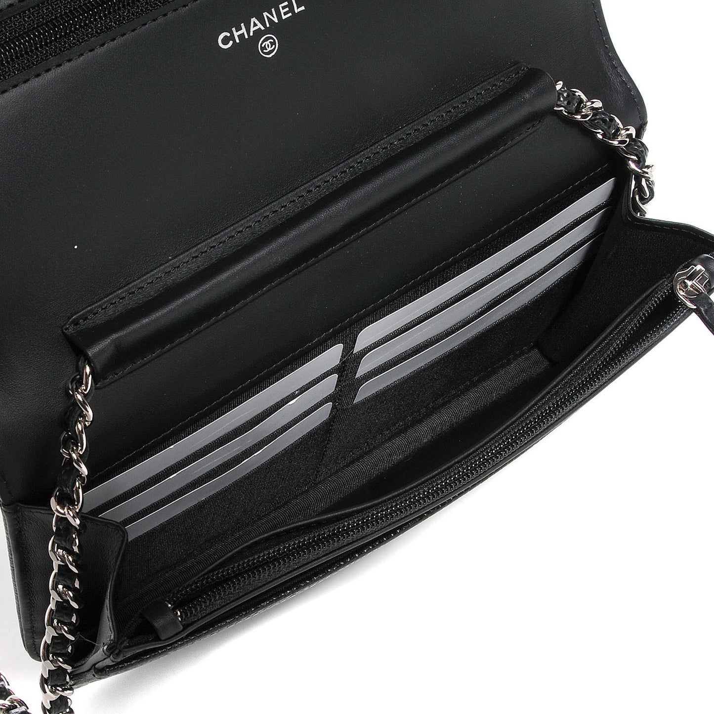 Caviar Timeless CC Wallet on Chain WOC Black