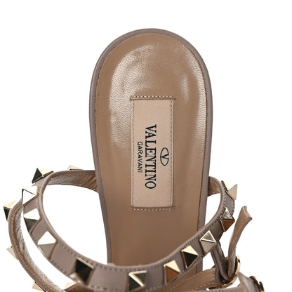 Valentino Garavani Patent Nappa Rockstud Ankle Strap 65mm Pumps 40 Black Poudre 7 of 8