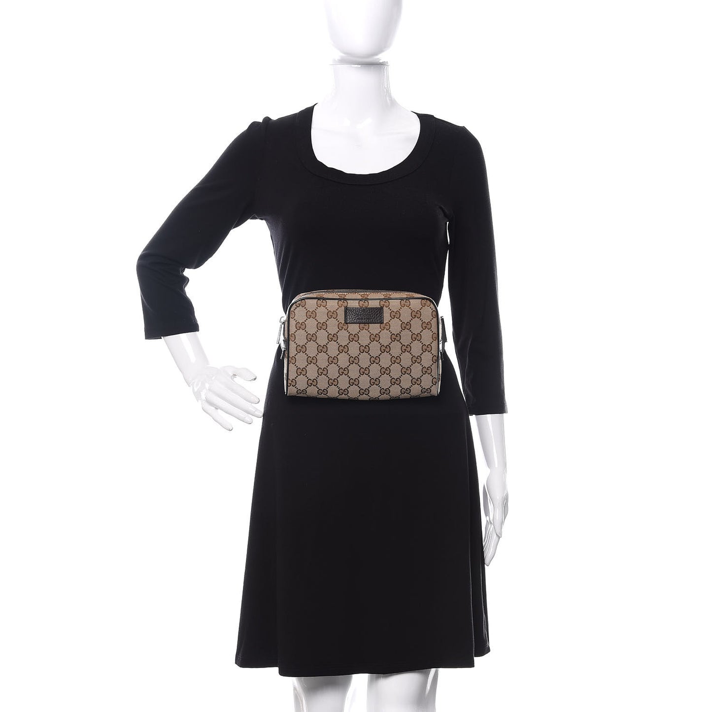 Monogram Belt Bag Dark Brown