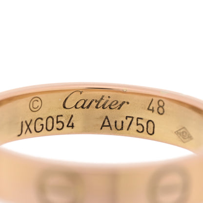 Cartier 18K Yellow Gold 3.5mm LOVE Wedding Band Ring 48 4.5 4 of 4