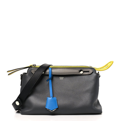 Fendi Vitello Dolce 5 Color Medium By The Way Boston Bag Grey Multicolor 1 of 10