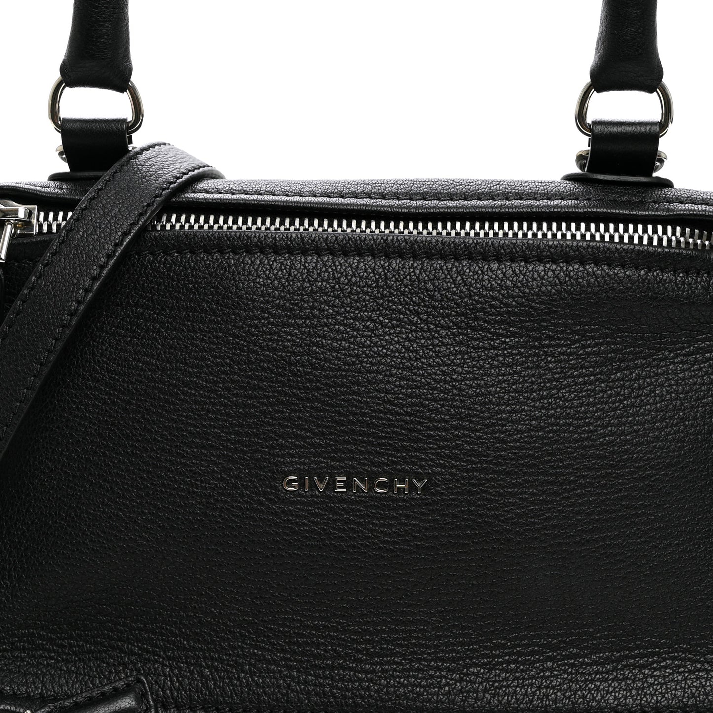 Sugar Goatskin Small Pandora Black