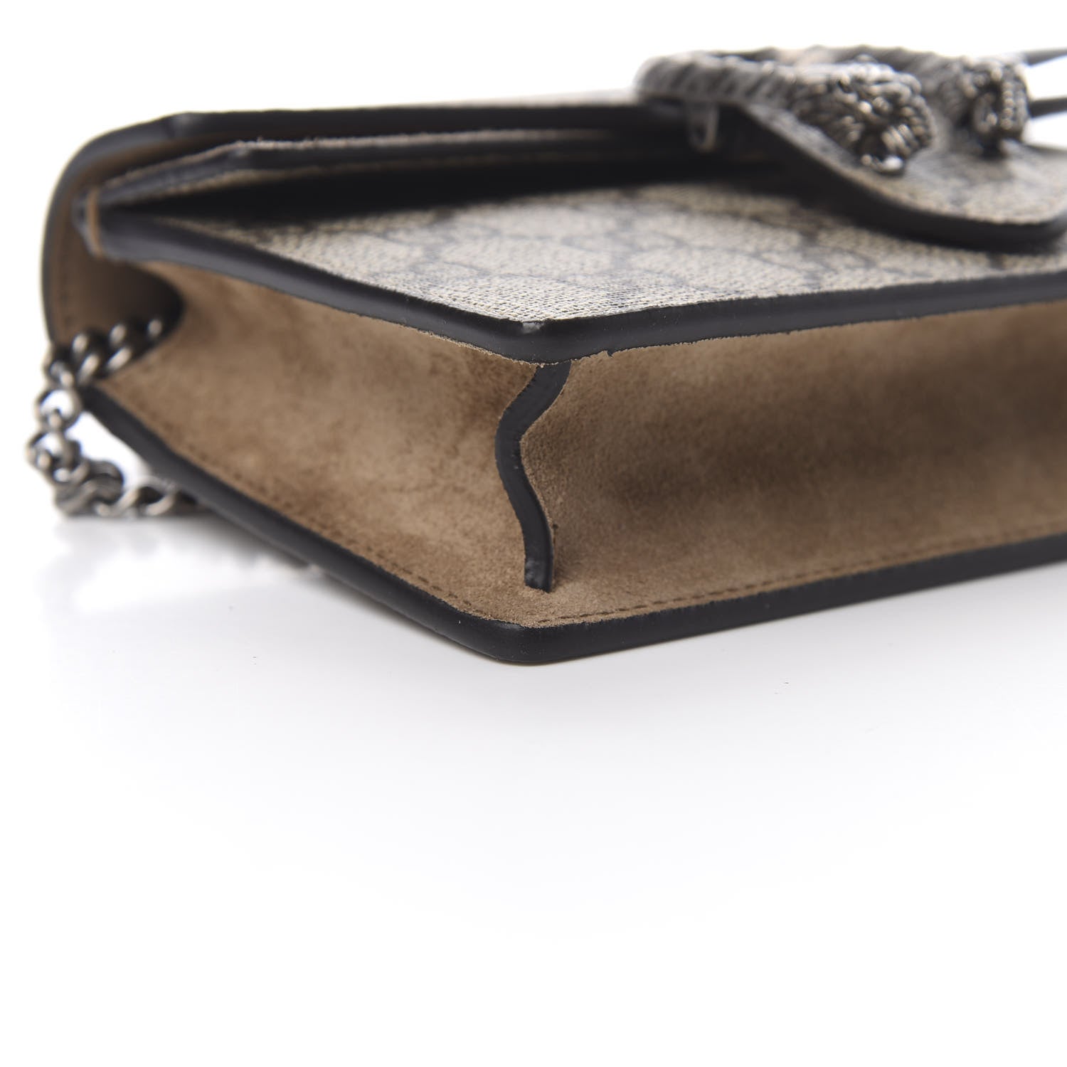 Gucci GG Supreme Monogram Super Mini Dionysus Shoulder Bag Taupe 8 of 11