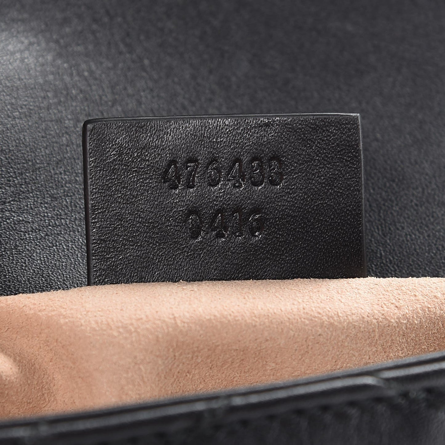Calfskin Matelasse Super Mini GG Marmont Shoulder Bag Black