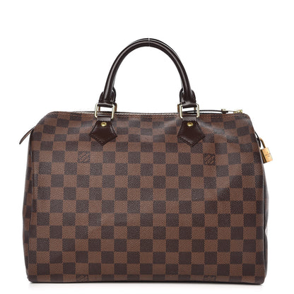 Louis Vuitton Damier Ebene Speedy 30 1 of 12