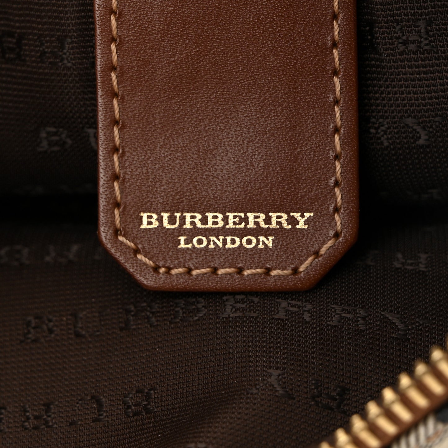 Haymarket Check Shoulder Bag Tan