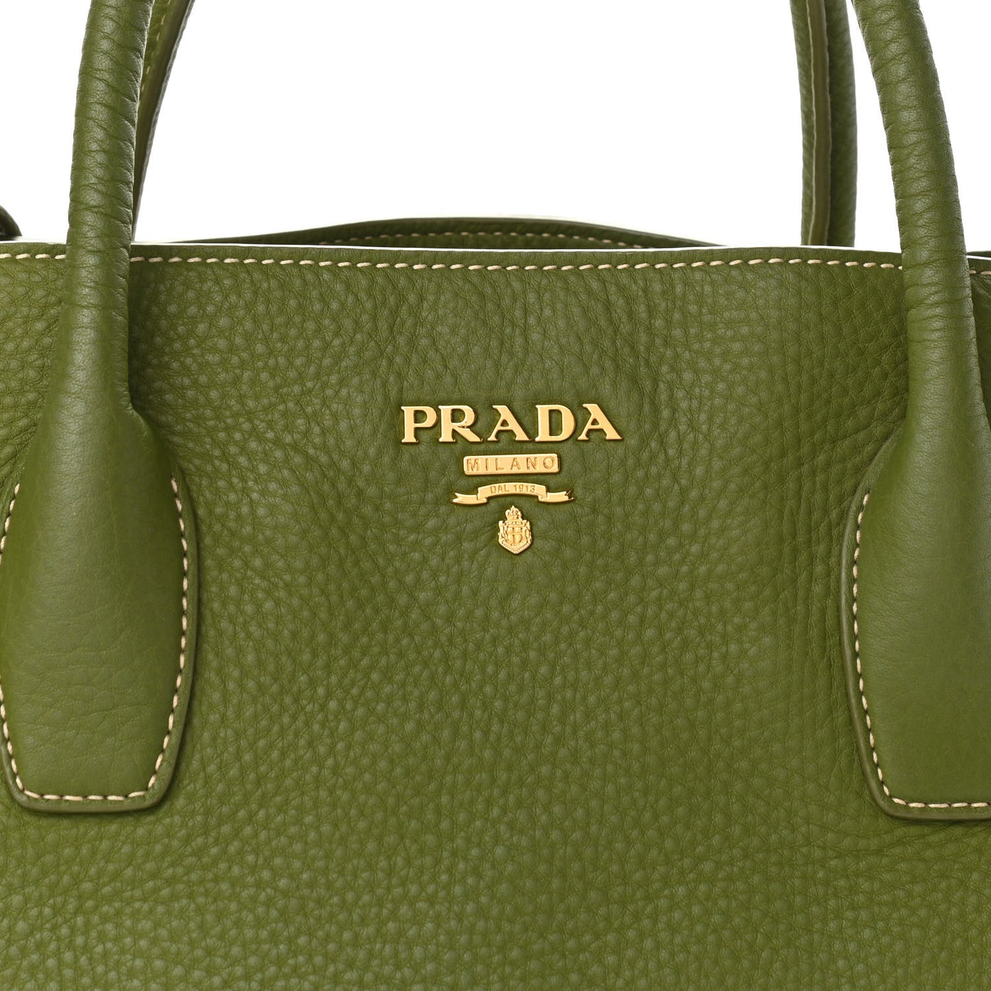 Vitello Daino Shopping Tote Green