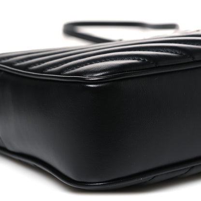 Saint Laurent Calfskin Matelasse Monogram Lou Camera Bag Black 9 of 10