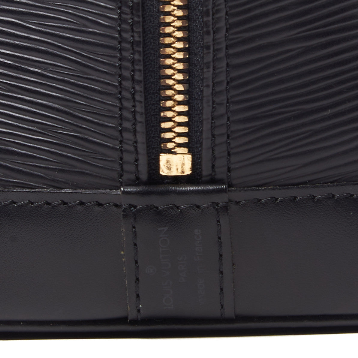 Louis Vuitton Epi Alma PM Black 8 of 9