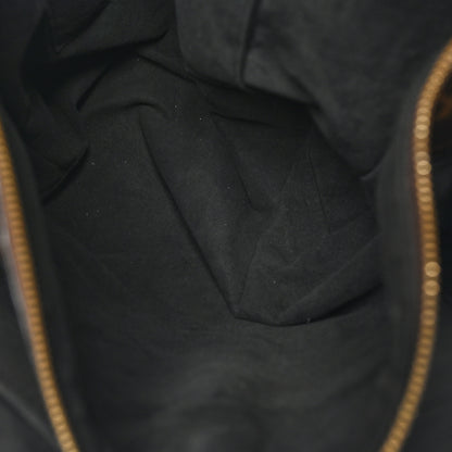 Louis Vuitton Monogram Flower Zipped Tote MM Black 5 of 11