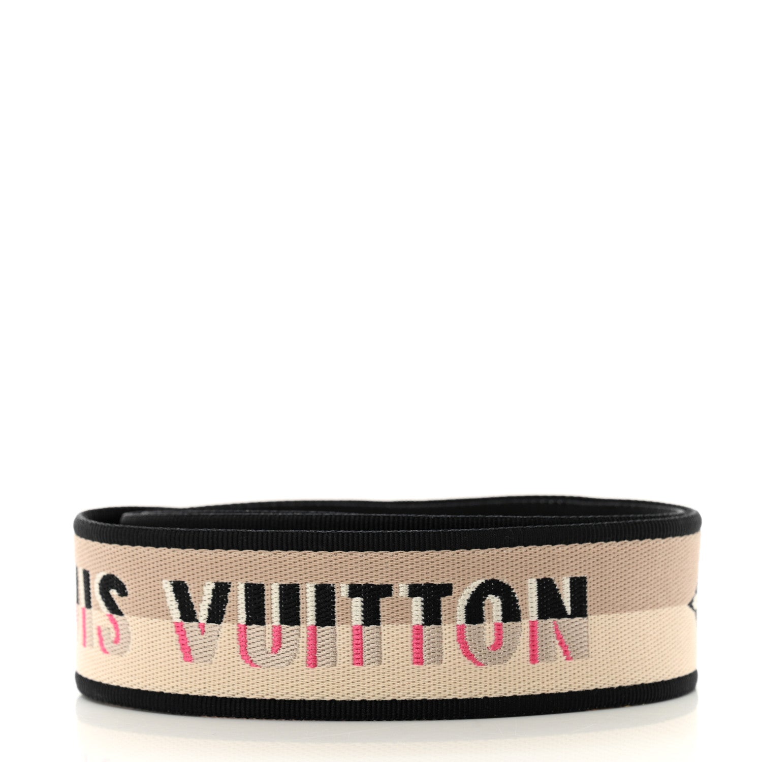 Louis Vuitton Jacquard Diane Shoulder Strap Black 2 of 3