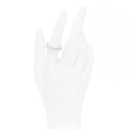 Tiffany Platinum Diamond 3.5mm Forever Half Circle Band Ring 54 6.75 2 of 5