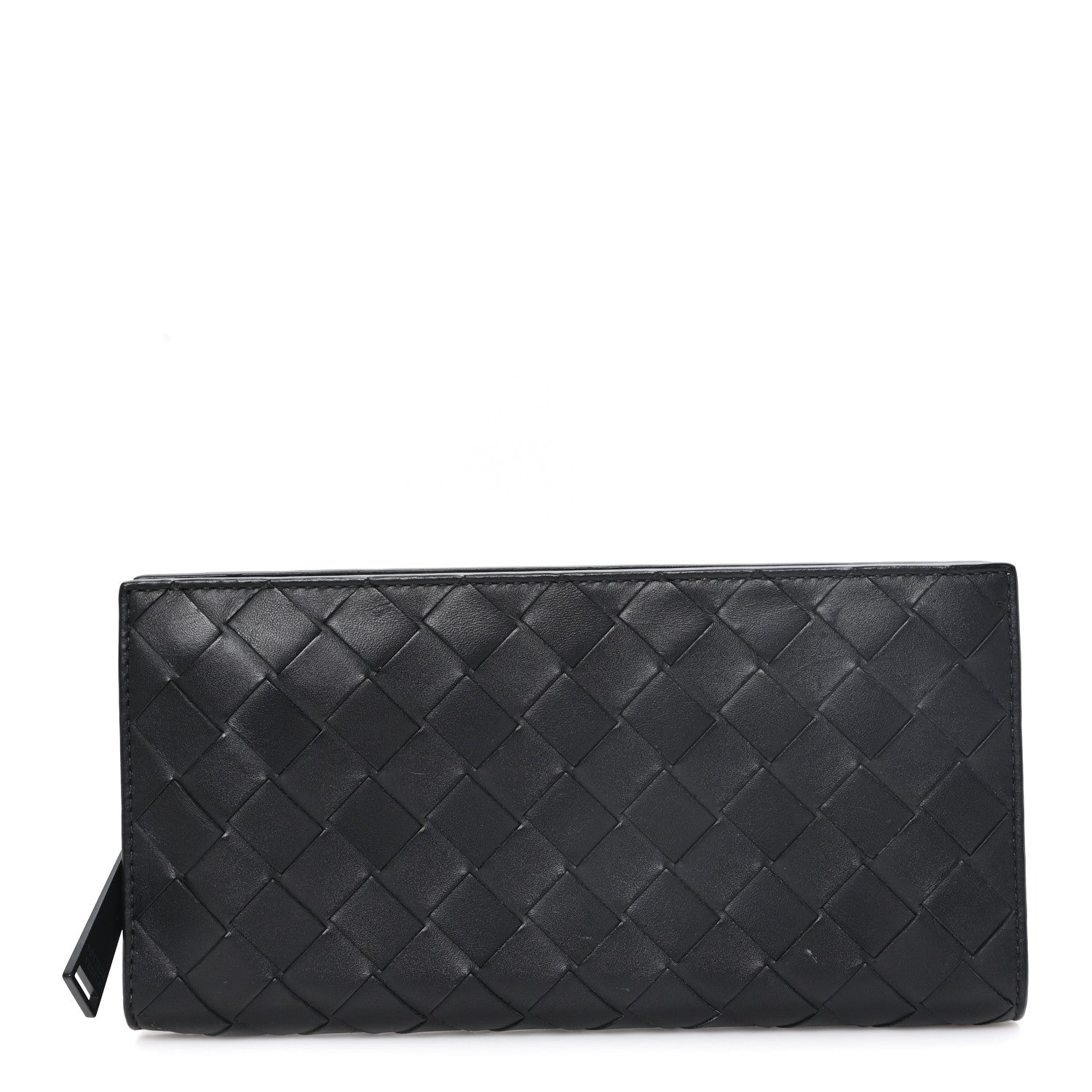 Bottega Veneta Nappa Intrecciato Zip Around Wallet Black 1 of 7