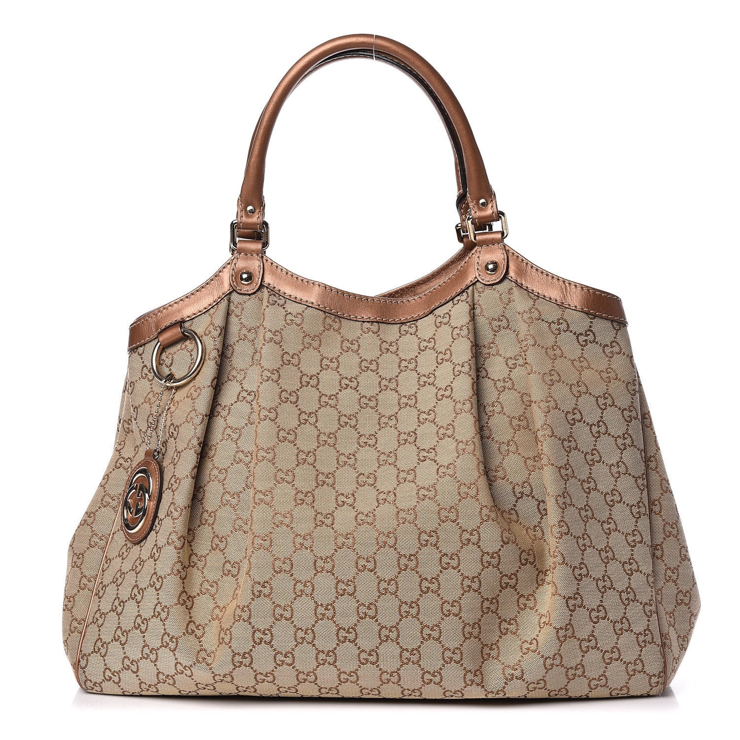 Monogram Large Sukey Tote Bronze