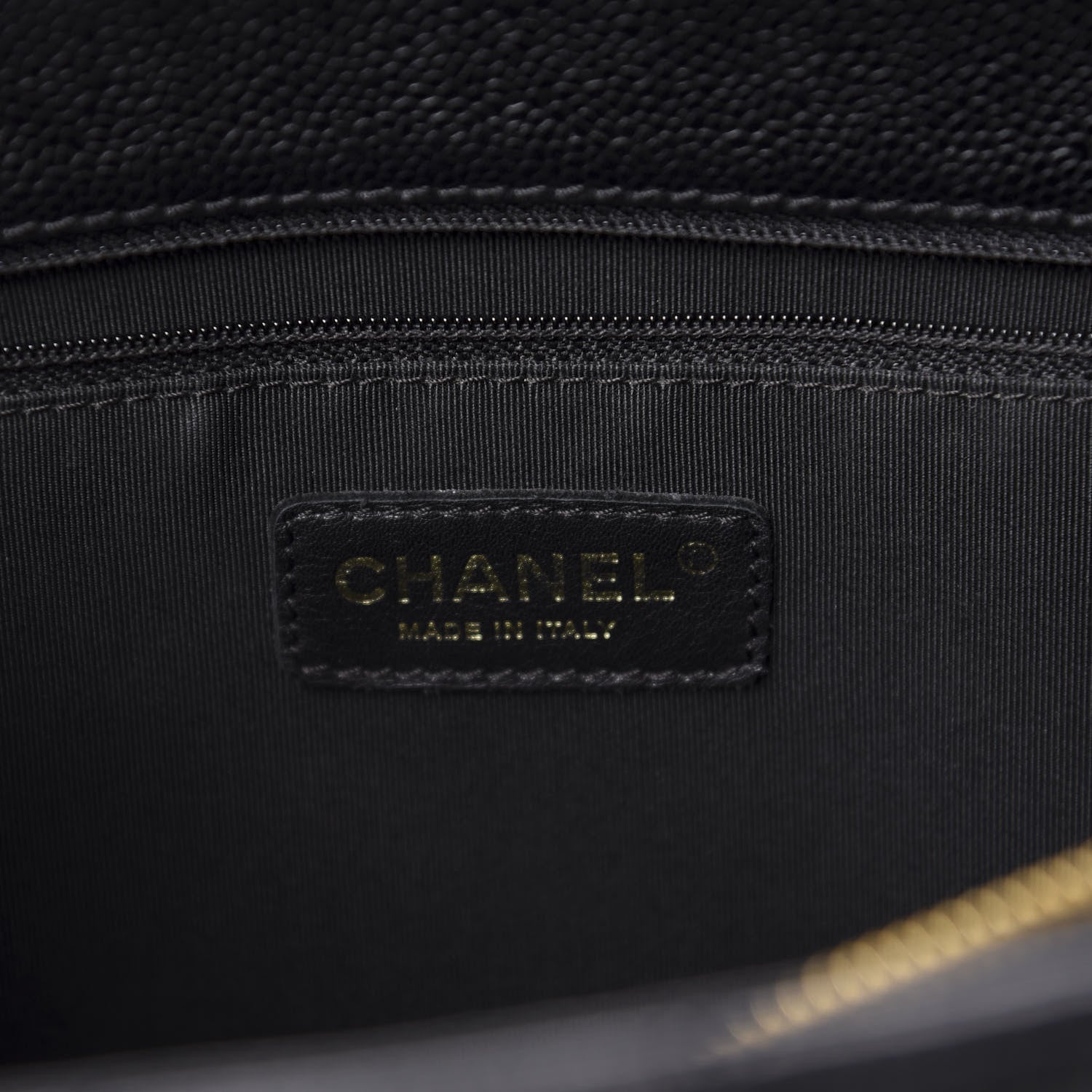 Chanel Caviar Quilted Grand Shopping Tote GST Black 8 of 10